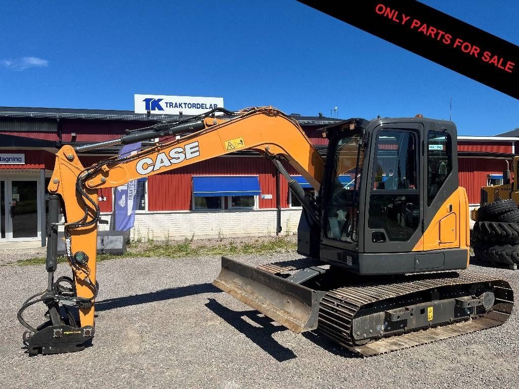 2022 CASE CX85D SR mini excavator, side profile view 2022 CASE CX85D SR mini excavator, side profile view