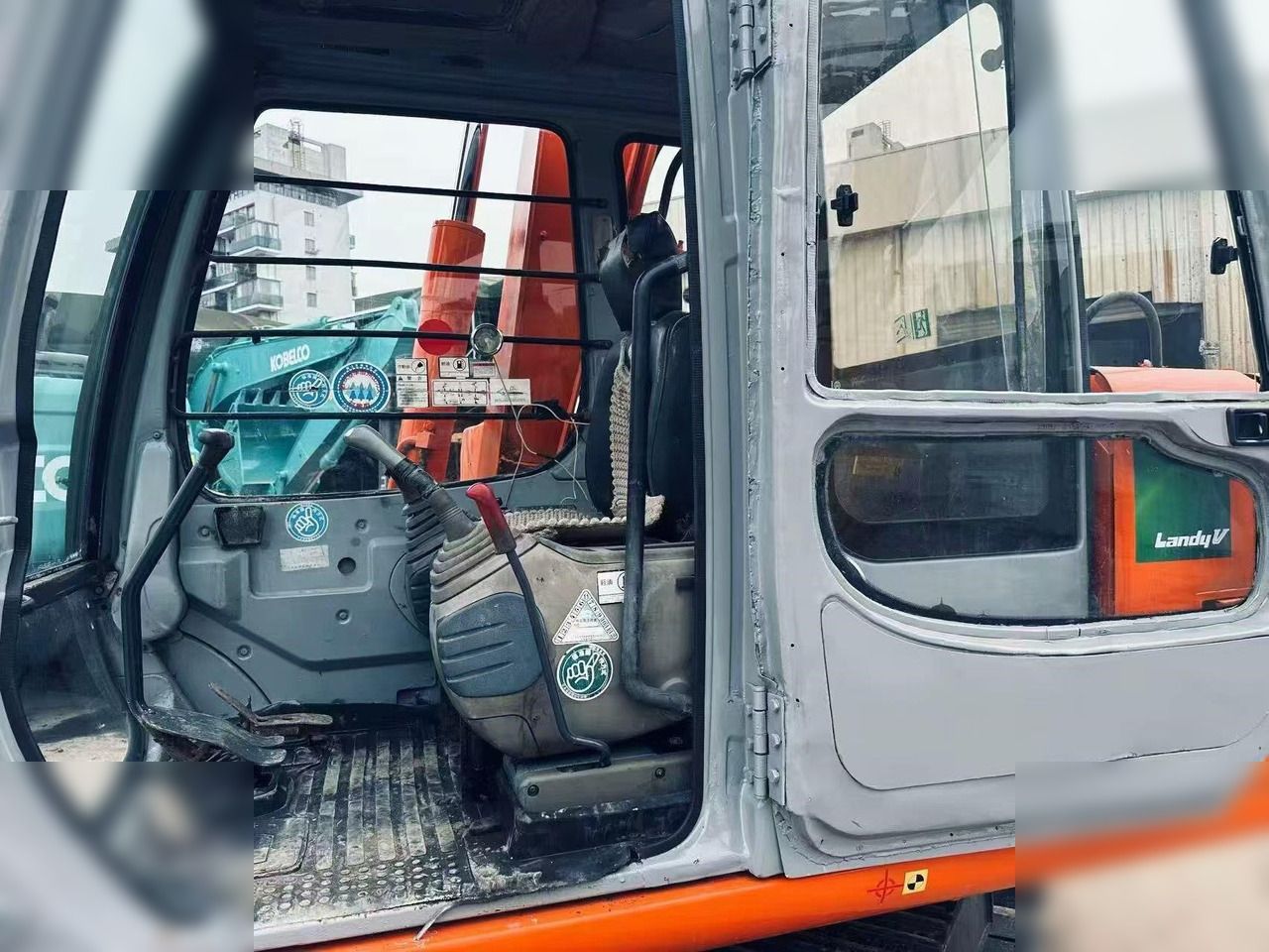 2021 Komatsu PC60-5 crawler excavator interior view 2021 Komatsu PC60-5 crawler excavator interior view