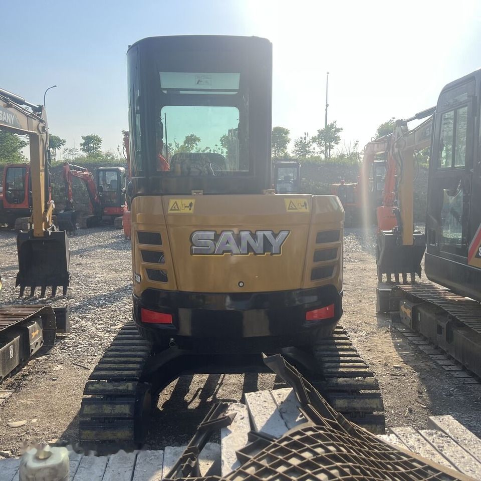 2020 Sany SY35U mini excavator rear view 2020 Sany SY35U mini excavator rear view