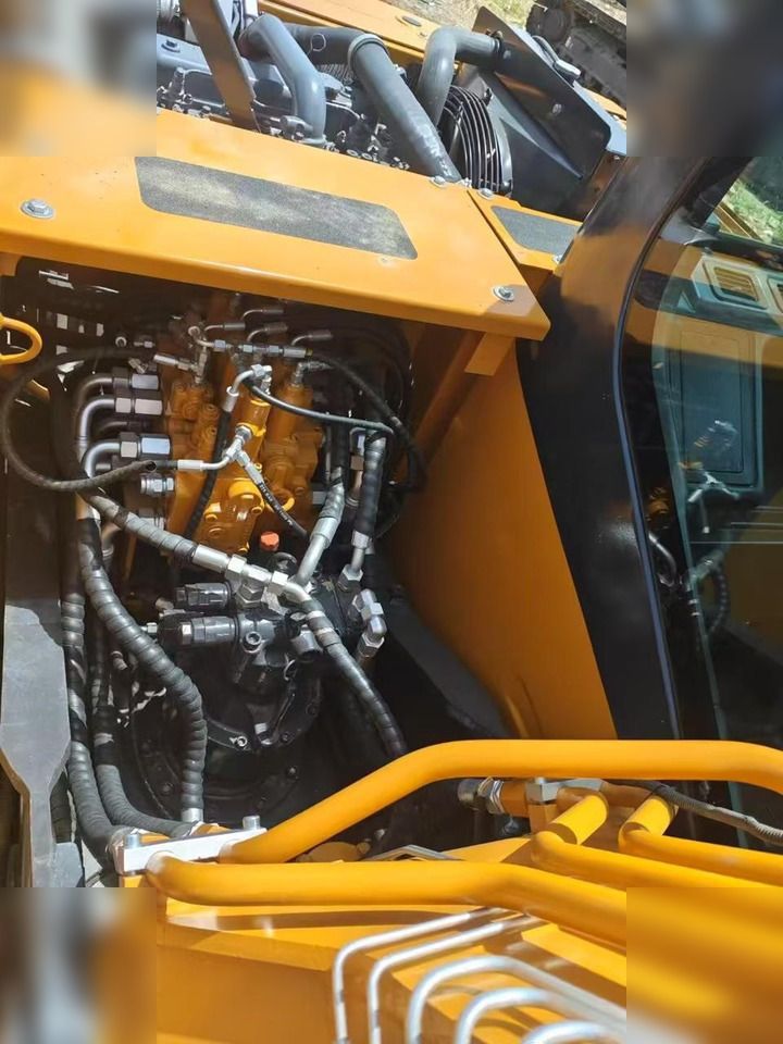 2022 Sany SY155C crawler excavator engine compartment view