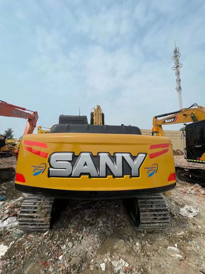 Sany SY235 crawler excavator, rear view Sany SY235 crawler excavator, rear view