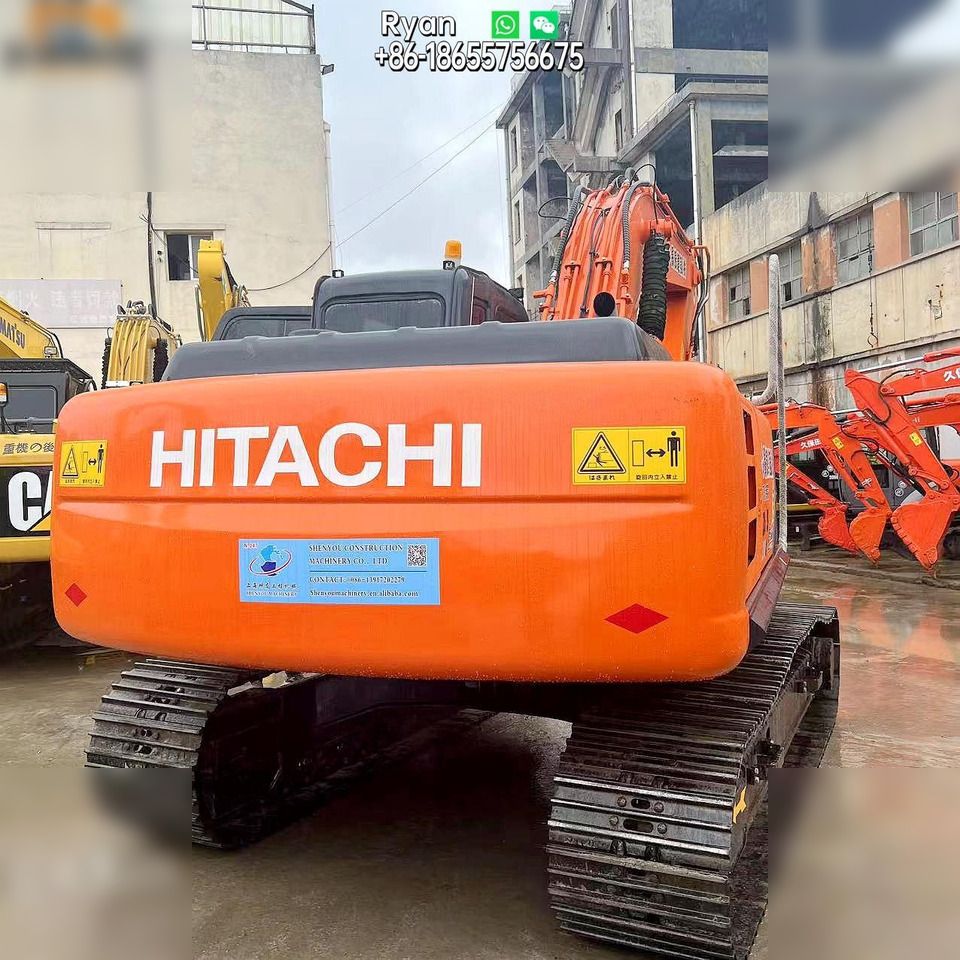 2021 Hitachi ZX200-3G crawler excavator rear view