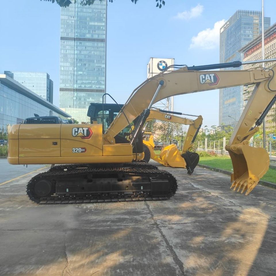 2025 Caterpillar 320GX crawler excavator, side view