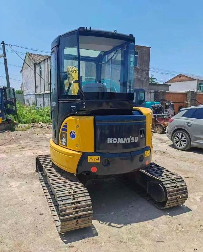 2024 Komatsu PC40MR mini excavator rear view