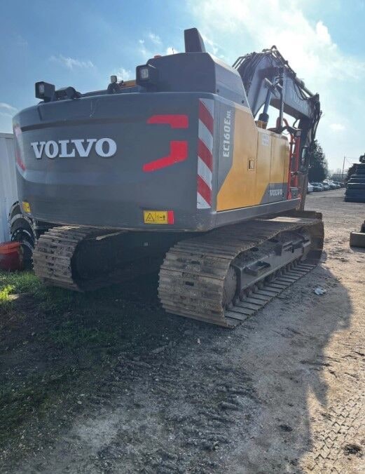2023 Volvo EC160E NL crawler excavator, rear three-quarter view 2023 Volvo EC160E NL crawler excavator, rear three-quarter view