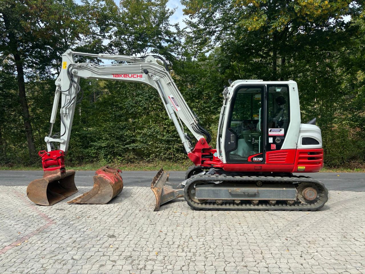2017 Takeuchi TB290 mini excavator, side view 2017 Takeuchi TB290 mini excavator, side view