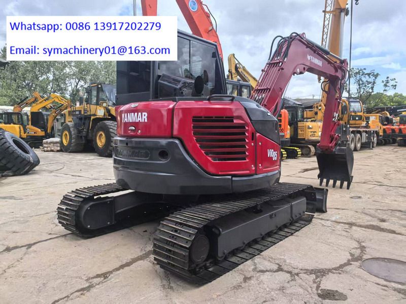 2024 Yanmar VIO85 mini excavator rear view