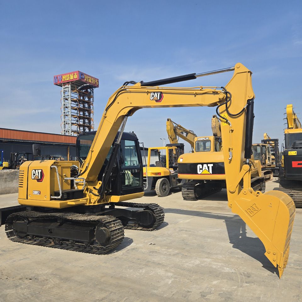 2023 Caterpillar 308E2 mini excavator, side profile view