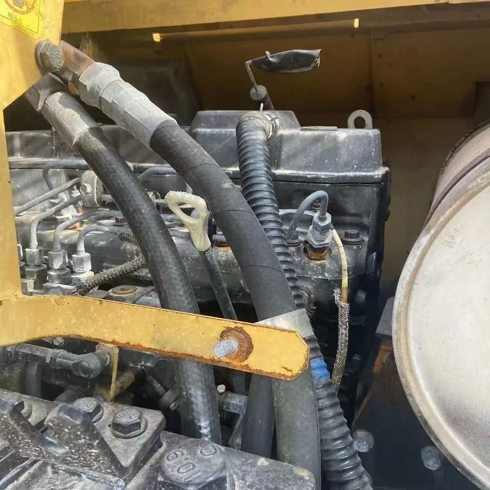 2023 Caterpillar 308C mini excavator engine compartment view