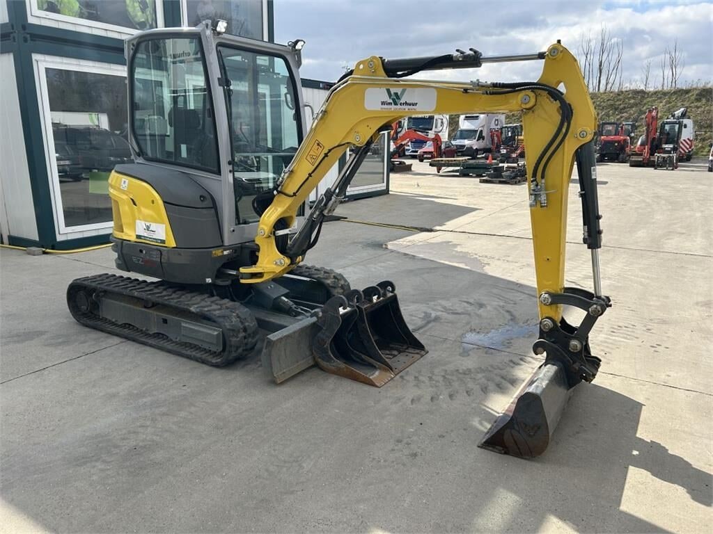 2024 Wacker Neuson EZ26 mini excavator, side view 2024 Wacker Neuson EZ26 mini excavator, side view