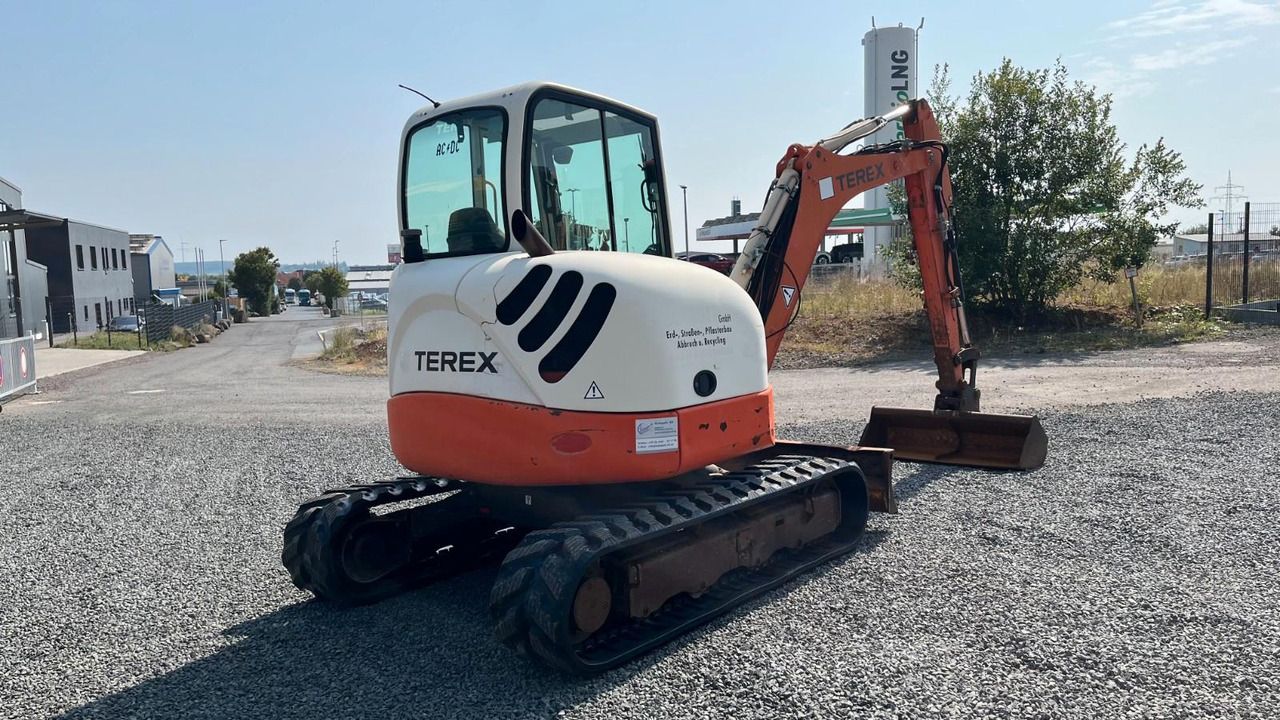 2008 Terex TC 50 mini excavator, rear three-quarter view 2008 Terex TC 50 mini excavator, rear three-quarter view