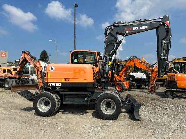 2020 Yanmar TW 110 wheel excavator side view 2020 Yanmar TW 110 wheel excavator side view