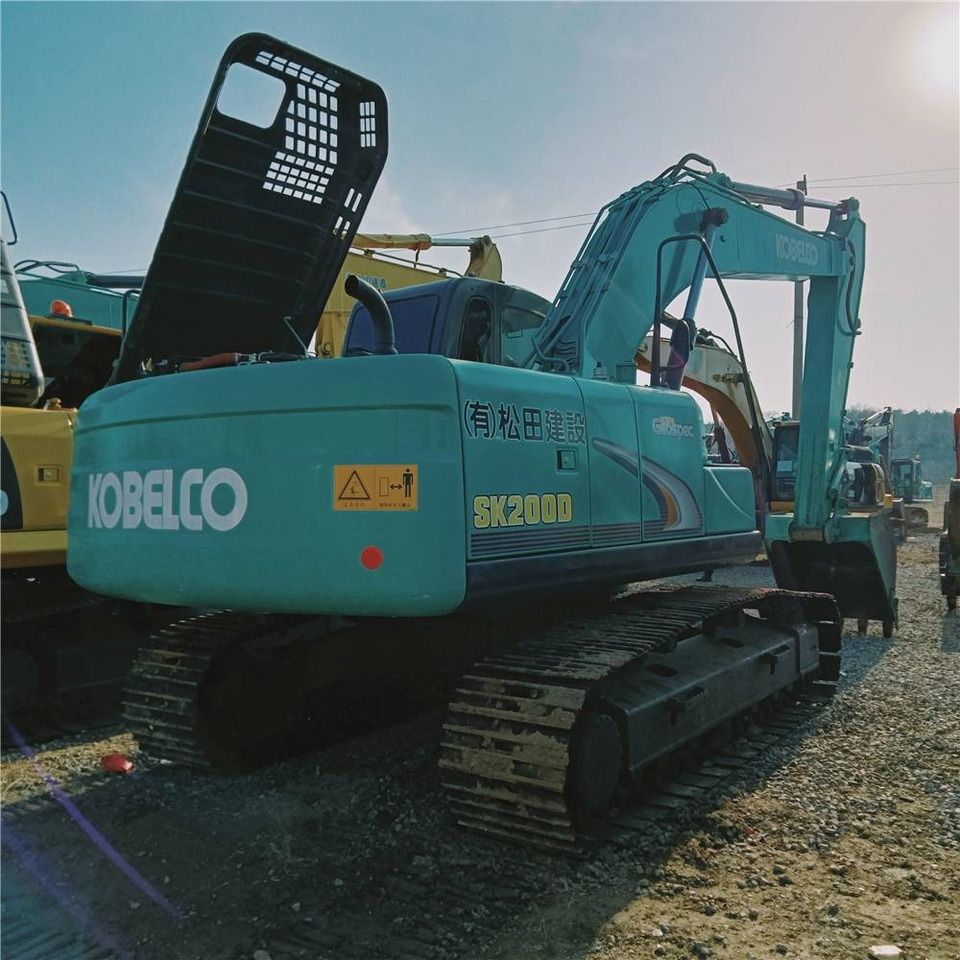 2024 Kobelco SK200D crawler excavator, rear three-quarter view 2024 Kobelco SK200D crawler excavator, rear three-quarter view
