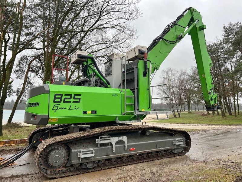 2013 Sennebogen 825 Green Line crawler excavator side view