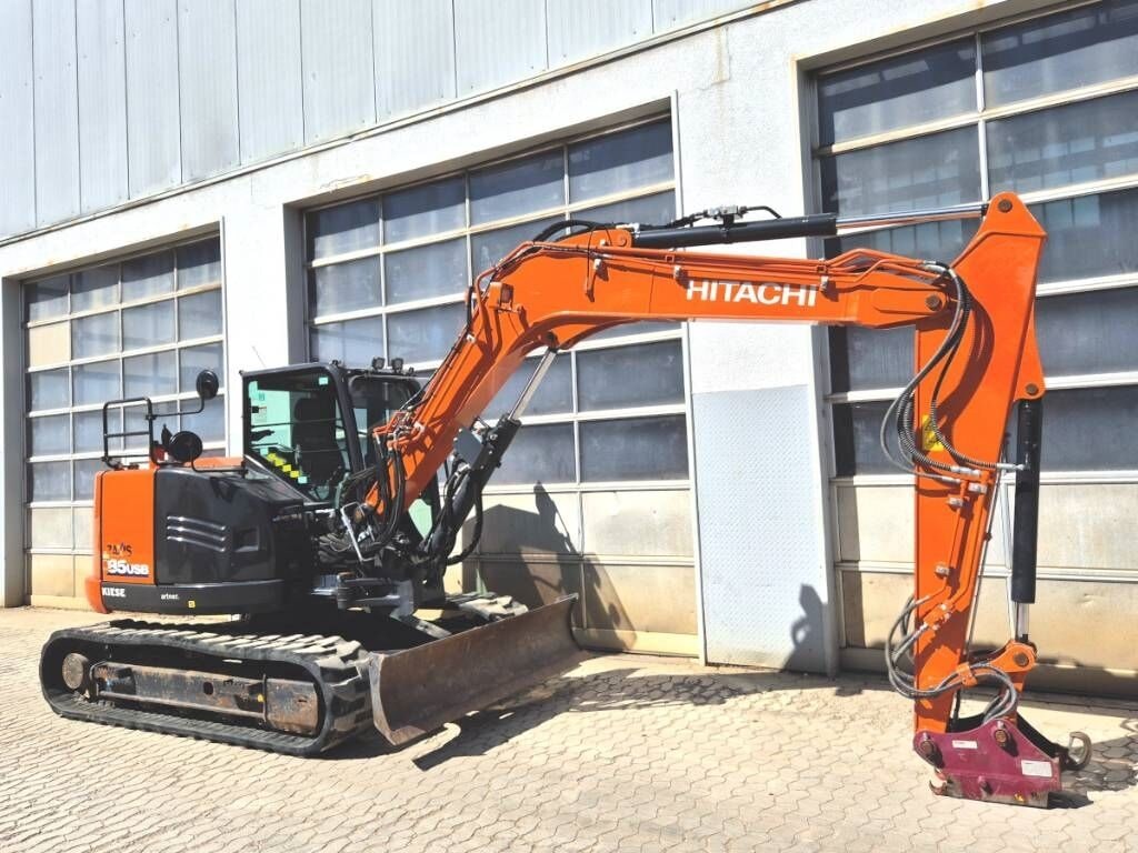 2023 Hitachi ZX85USB-6 mini excavator, side view 2023 Hitachi ZX85USB-6 mini excavator, side view