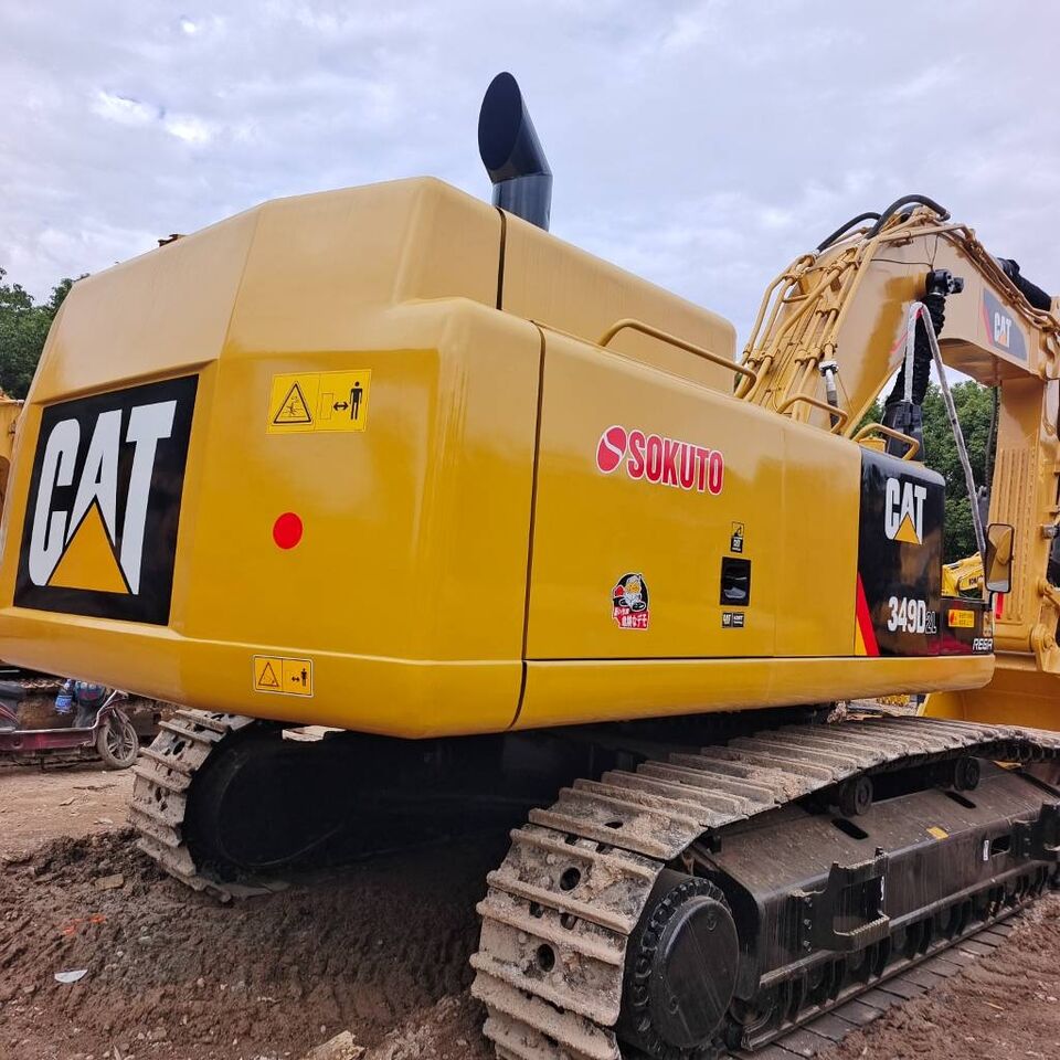 2024 Caterpillar 349D crawler excavator rear three-quarter view 2024 Caterpillar 349D crawler excavator rear three-quarter view