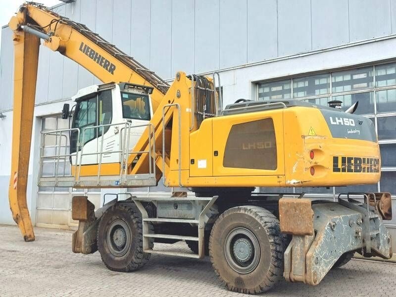 2018 Liebherr LH50 material handler, side view 2018 Liebherr LH50 material handler, side view