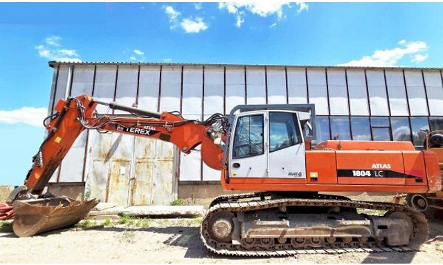2007 Atlas 1804 LC AWE4 crawler excavator side view 2007 Atlas 1804 LC AWE4 crawler excavator side view