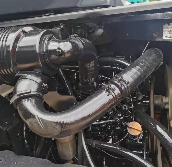 2024 Kobelco SK55SR-5 mini excavator engine bay view