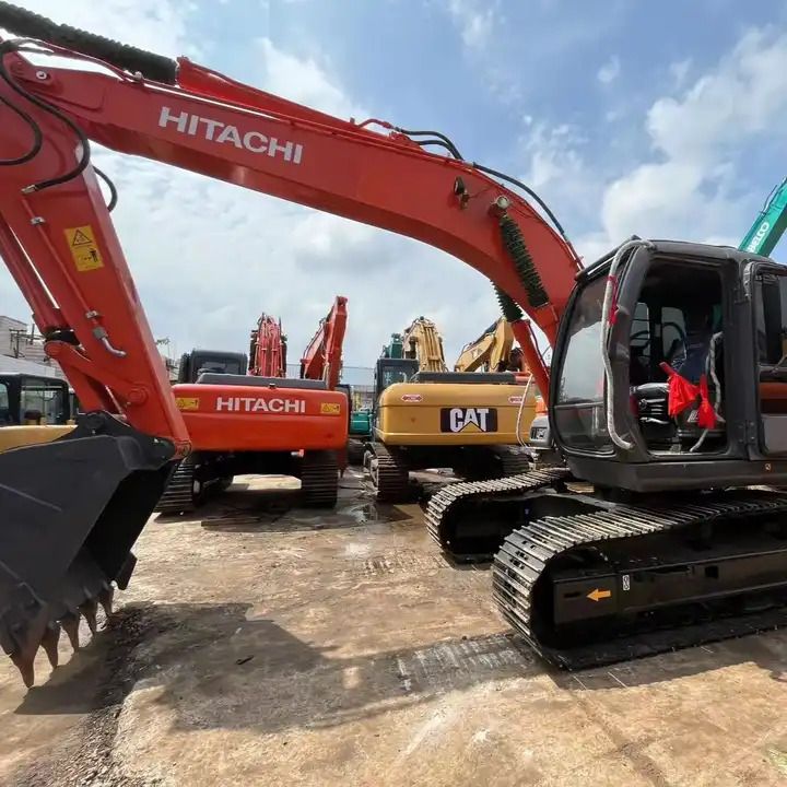 2016 Hitachi ZX200 crawler excavator, side view