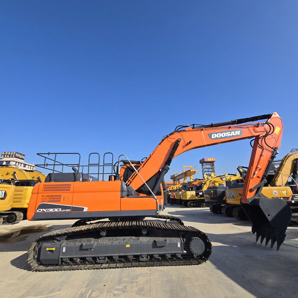 2024 Doosan DX300LC-9C crawler excavator, side view
