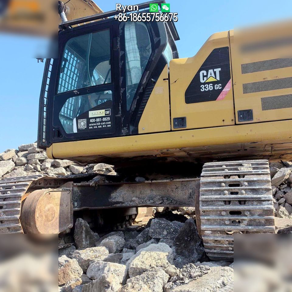 2019 Caterpillar 336GC crawler excavator side view
