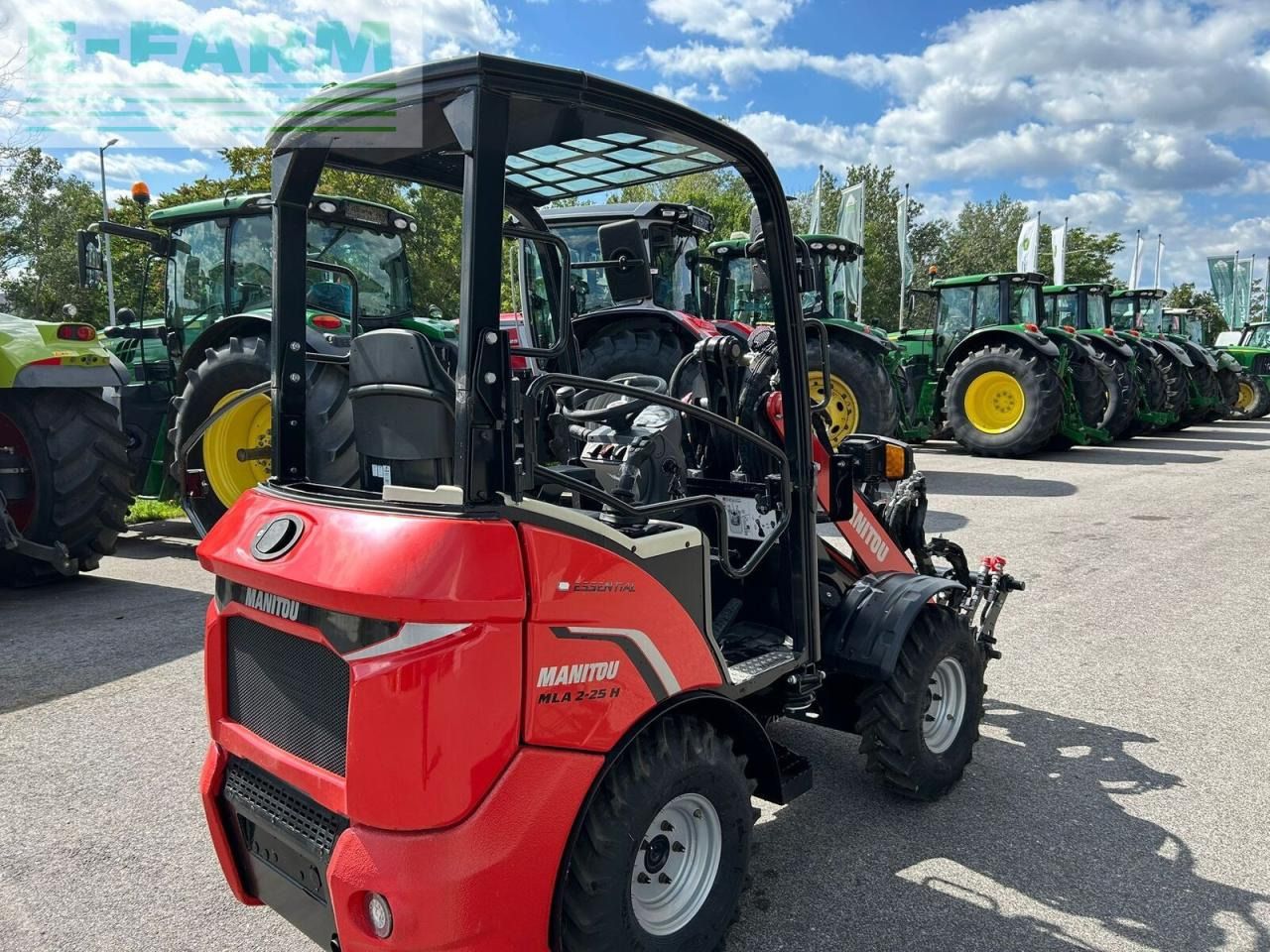 2023 Manitou MLA 2-25 H wheel loader, rear three-quarter view 2023 Manitou MLA 2-25 H wheel loader, rear three-quarter view