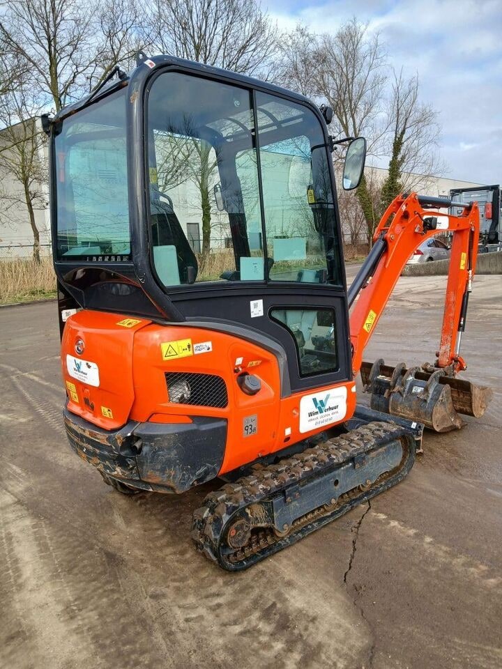 2024 Kubota KX019-4 mini excavator, rear three-quarter view