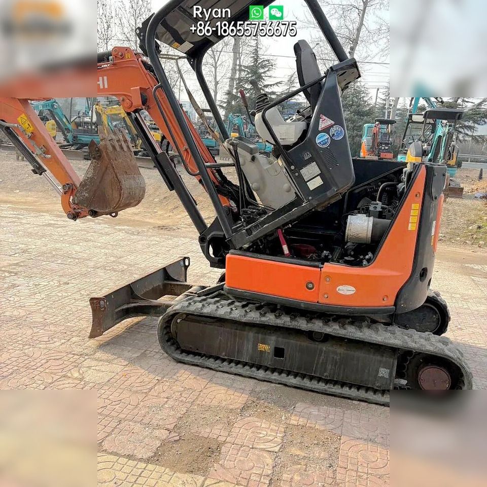 2015 Hitachi ZX30U-5A mini excavator, side view