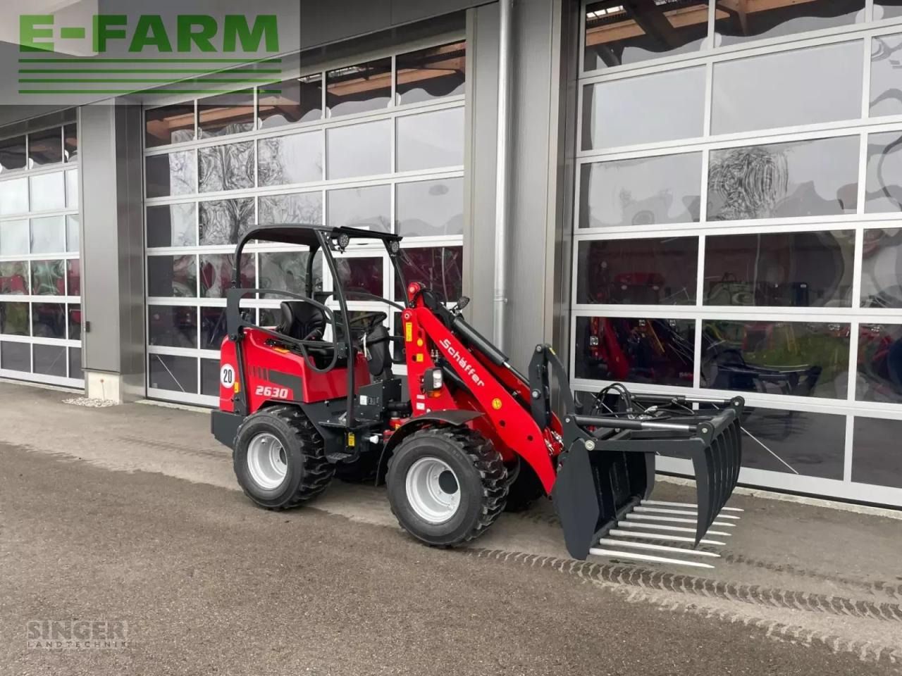 2024 Schäffer 2630 wheel loader, side view 2024 Schäffer 2630 wheel loader, side view