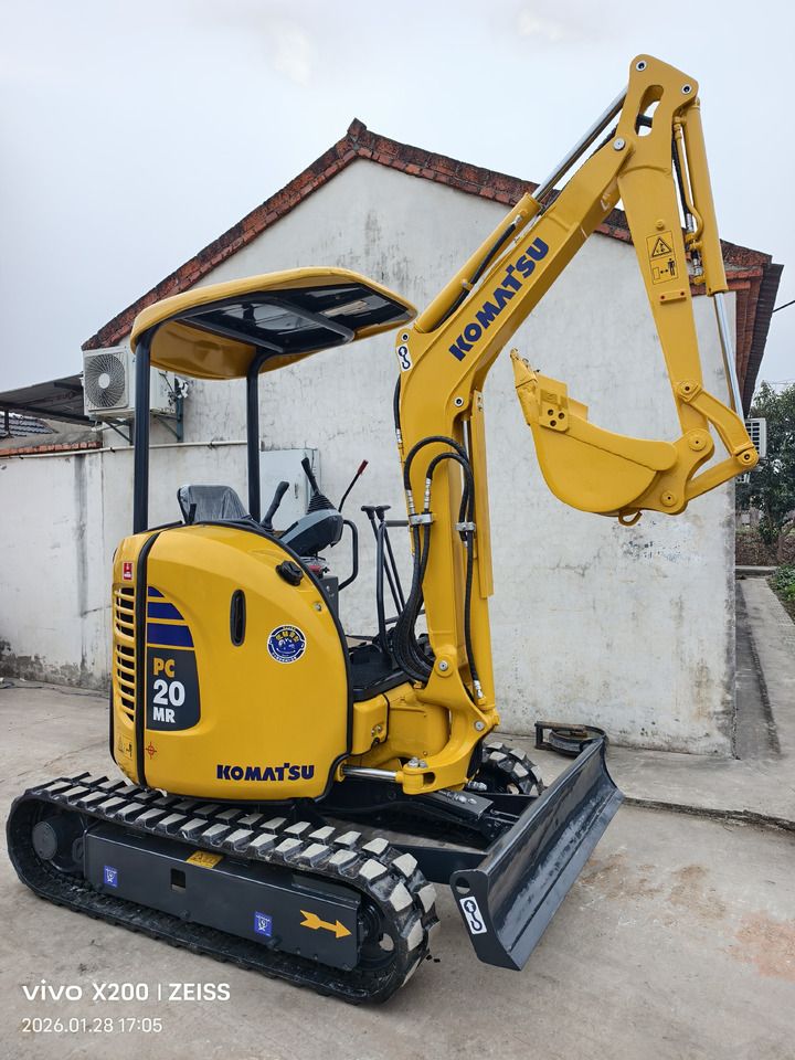 2025 Komatsu PC20MR mini excavator, side view 2025 Komatsu PC20MR mini excavator, side view