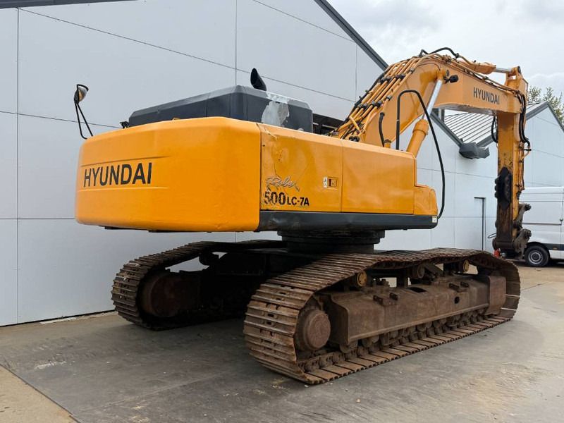 2008 Hyundai R500LC-7A crawler excavator, rear three-quarter view 2008 Hyundai R500LC-7A crawler excavator, rear three-quarter view