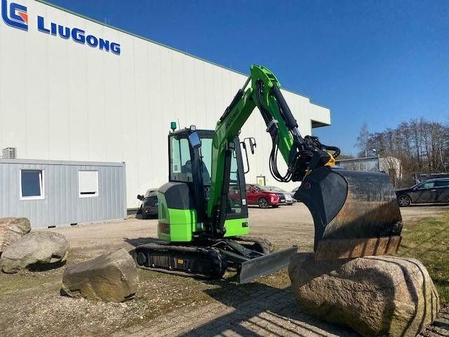 2024 LiuGong 9027 FE mini excavator, front three-quarter view 2024 LiuGong 9027 FE mini excavator, front three-quarter view