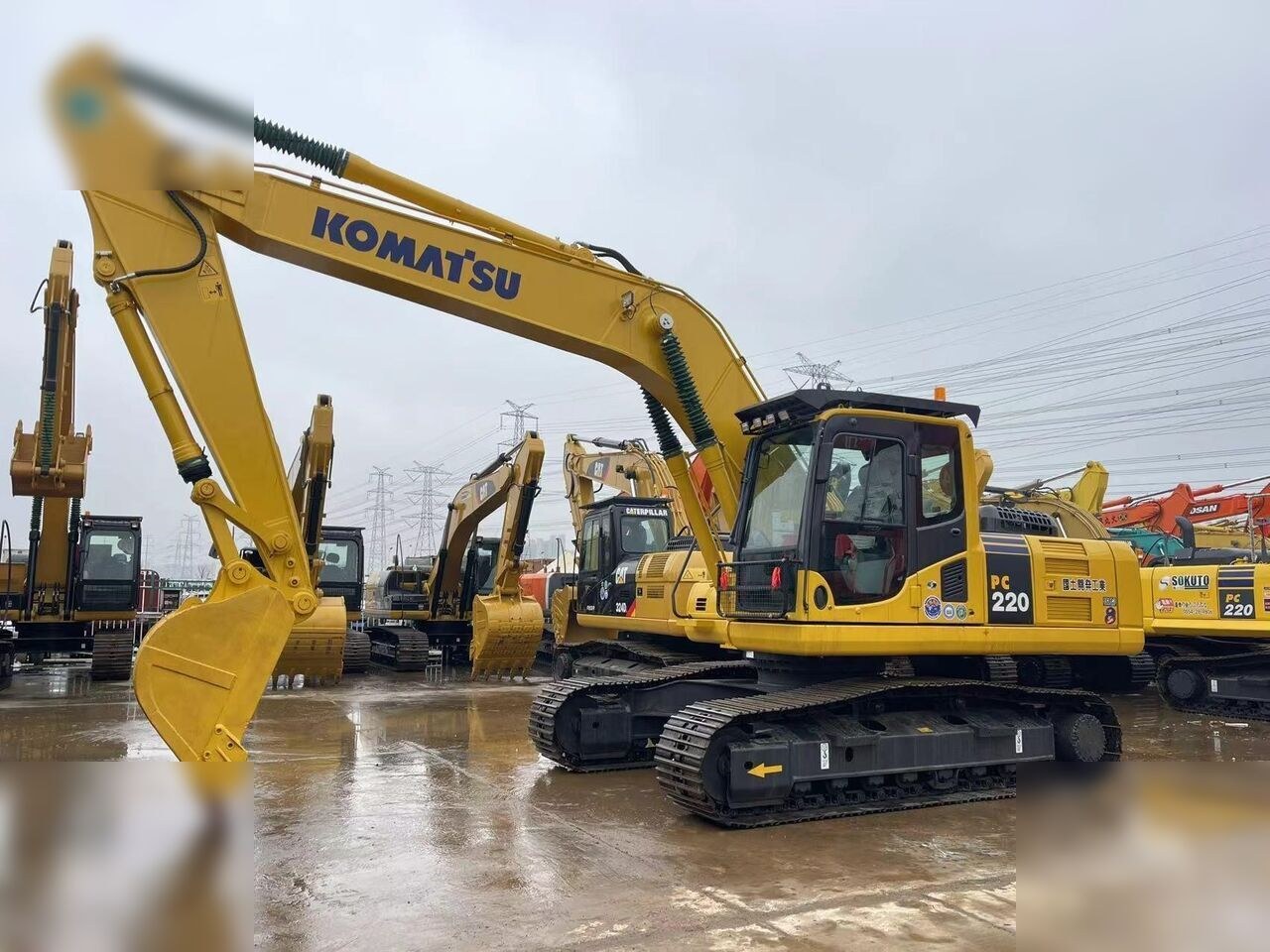 2024 Komatsu PC220 Raupenbagger, Seitenansicht 2024 Komatsu PC220 Raupenbagger, Seitenansicht