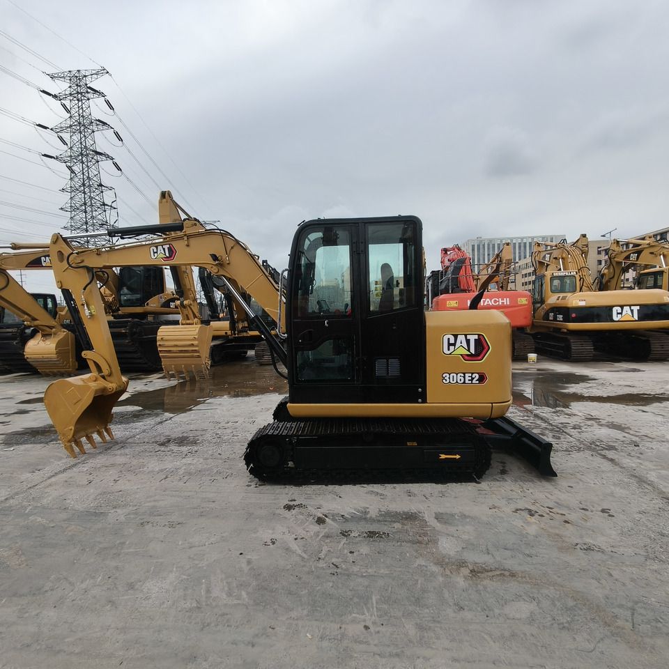 2023 Caterpillar 306E2 mini excavator side view 2023 Caterpillar 306E2 mini excavator side view