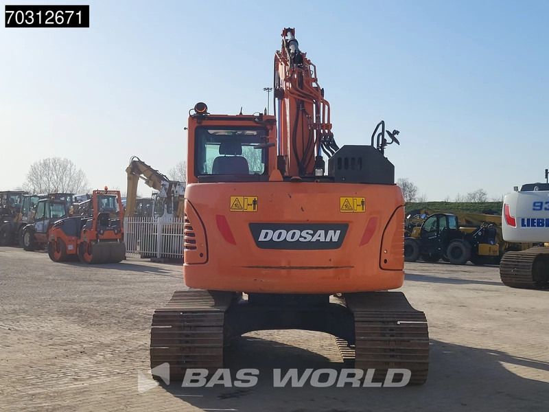 2019 Doosan DX140LCR-5 crawler excavator, rear view