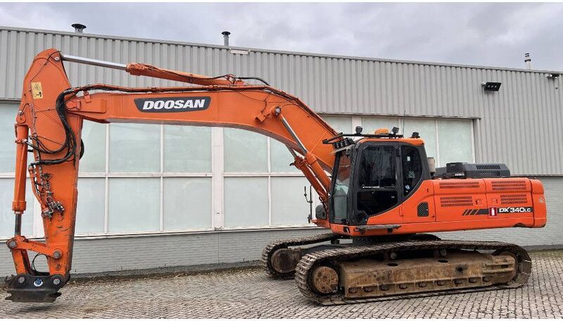 2014 Doosan DX340LC crawler excavator, side view 2014 Doosan DX340LC crawler excavator, side view