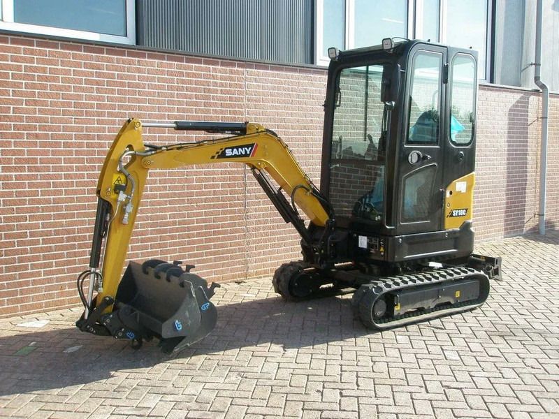 2022 Sany SY18C mini excavator, side view 2022 Sany SY18C mini excavator, side view