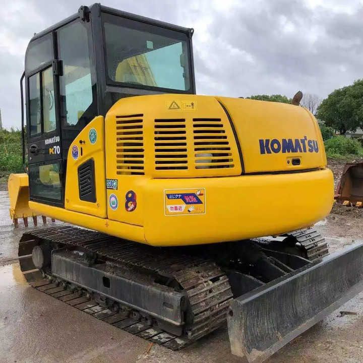 2024 Komatsu PC70-8 crawler excavator, rear three-quarter view 2024 Komatsu PC70-8 crawler excavator, rear three-quarter view