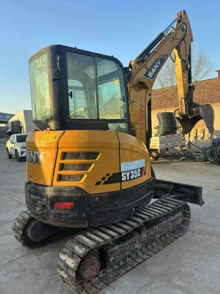 2018 Sany SY35C mini excavator, rear three-quarter view 2018 Sany SY35C mini excavator, rear three-quarter view