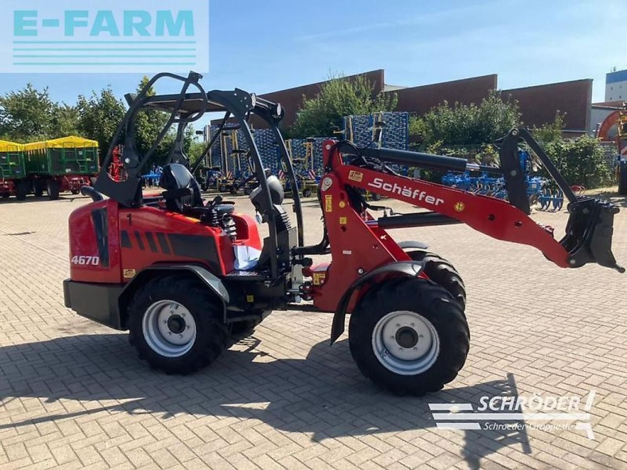 2021 Schäffer 4670 wheel loader, side view 2021 Schäffer 4670 wheel loader, side view