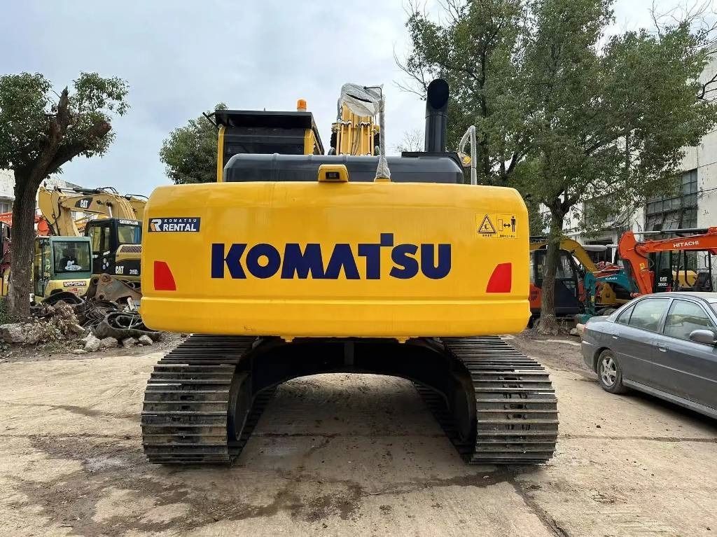 2022 Komatsu PC210-8 crawler excavator, rear view