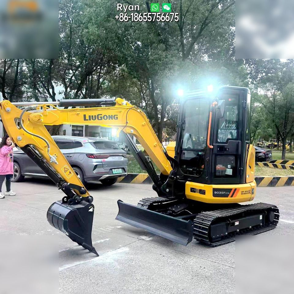 2025 LiuGong 9035FZTS mini excavator, side profile view 2025 LiuGong 9035FZTS mini excavator, side profile view
