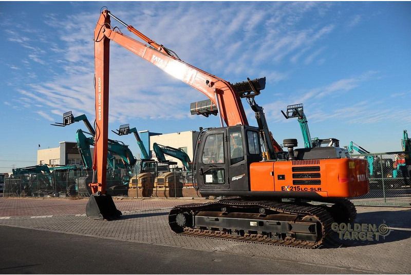 2025 Hitachi EX215LC-SLR crawler excavator, side profile view 2025 Hitachi EX215LC-SLR crawler excavator, side profile view