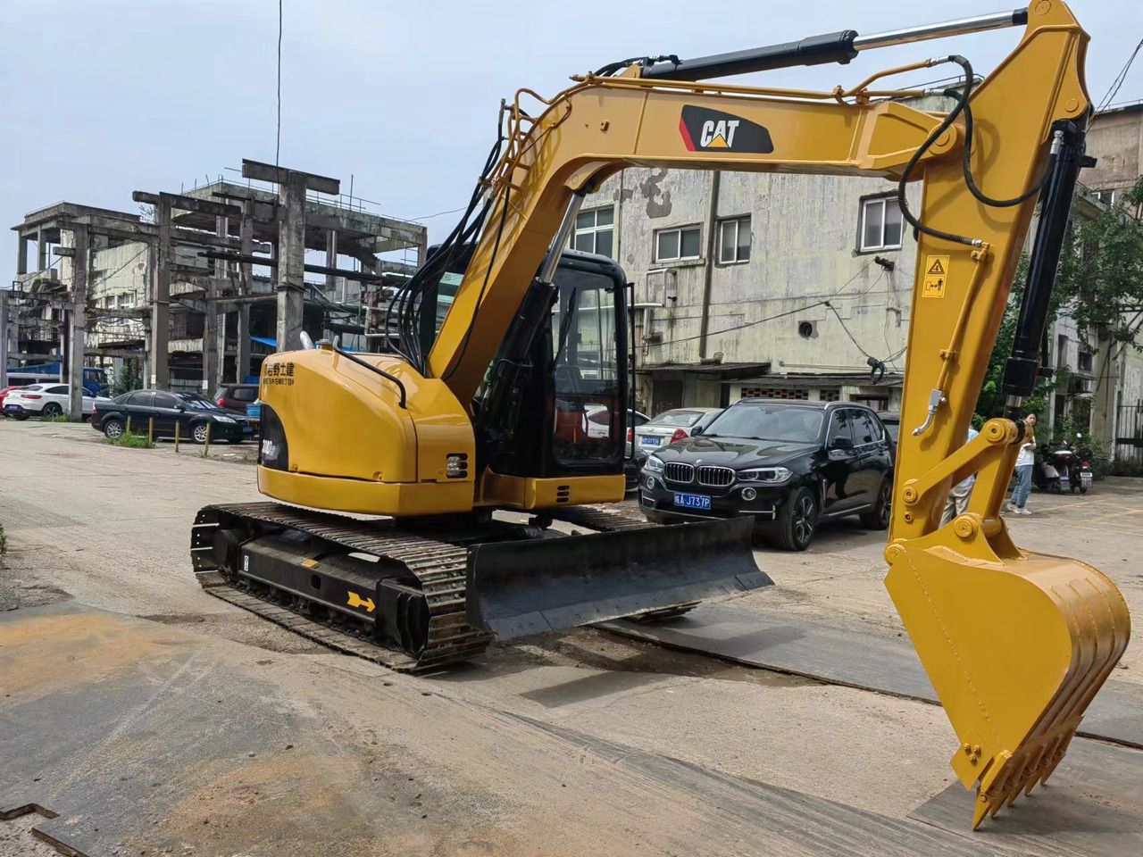 2022 Caterpillar 308D mini excavator, side profile view