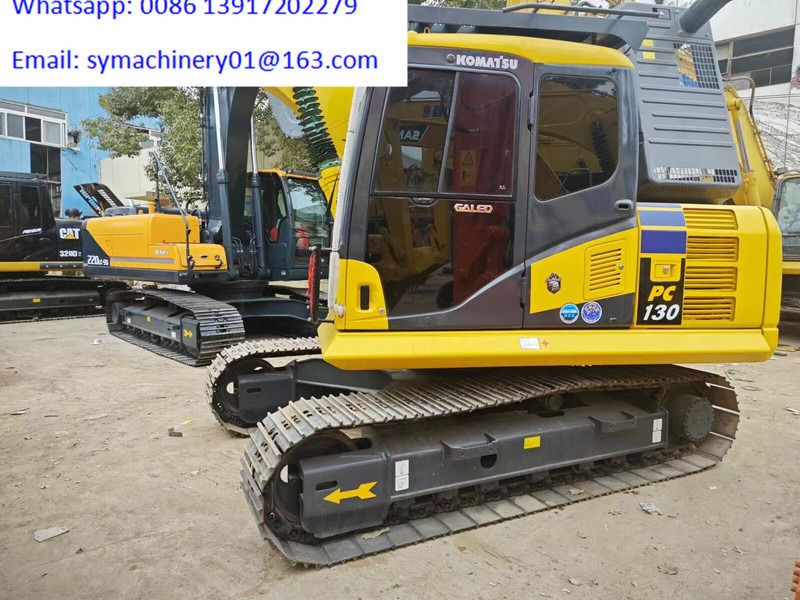 2023 Komatsu PC130 crawler excavator, side view 2023 Komatsu PC130 crawler excavator, side view