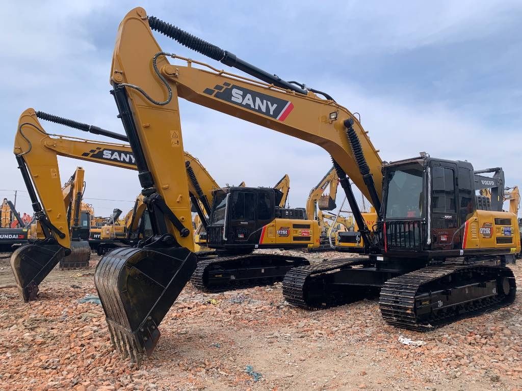 2025 Sany SY215C crawler excavator, front three-quarter view 2025 Sany SY215C crawler excavator, front three-quarter view