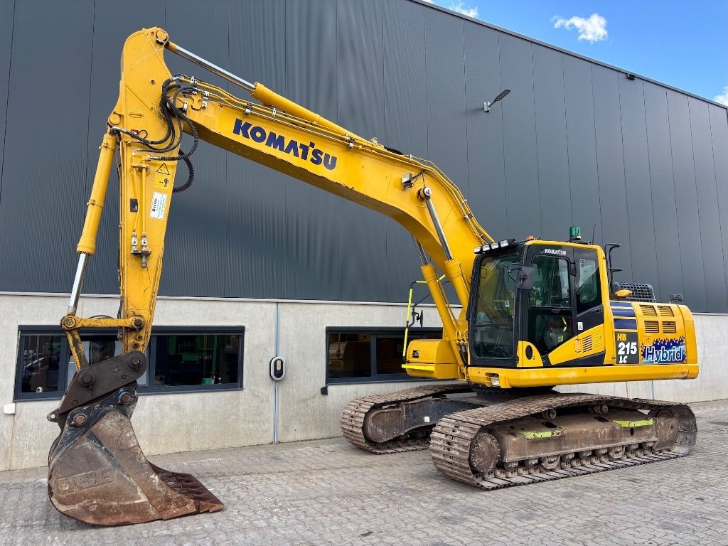 2021 Komatsu HB215LC Hybrid crawler excavator, side view