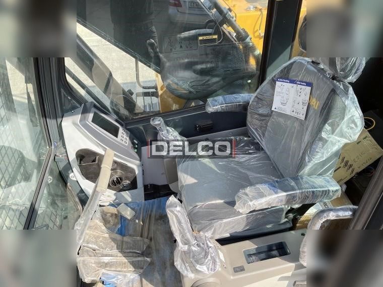 Interior view of a 2026 Hyundai 215L SMART PLUS crawler excavator cab