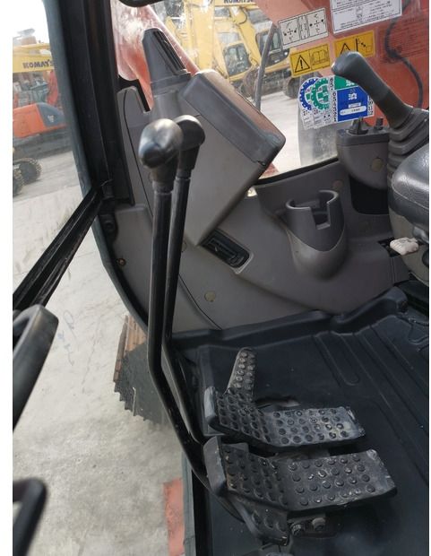 2020 Hitachi ZX70 mini excavator interior cab view 2020 Hitachi ZX70 mini excavator interior cab view